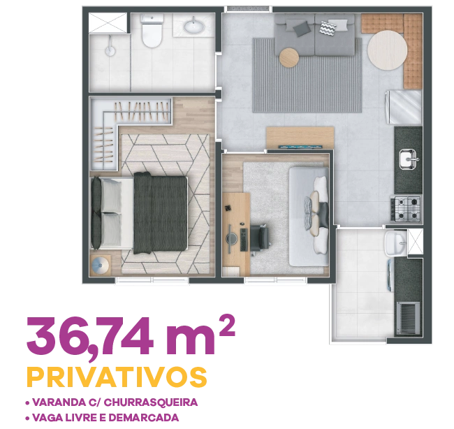 Planta 37,17m²